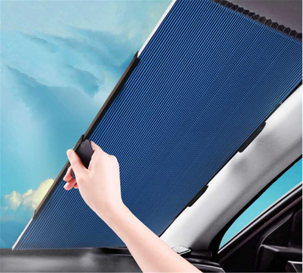 

car retractable windshield sunshade cover window sunshade auto shield curtain foldable sun shade block anti-uv car window shade