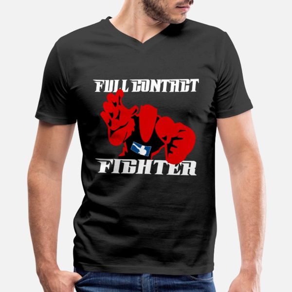 

mma full contact t shirt men print tee shirt crew neck formal graphic authentic summer style letters shirt