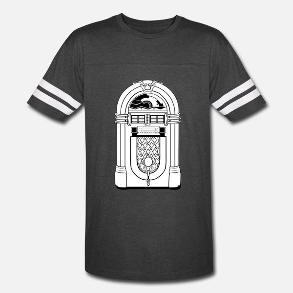 

jukebox music t shirt men designing short sleeve plus size 3xl cool fitness new style summer style pattern shirt