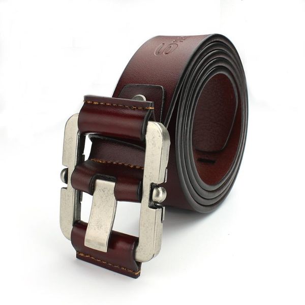

men genuine leather belt luxury designer belts men cowskin fashion strap male jeans for man cowboy, Black;brown