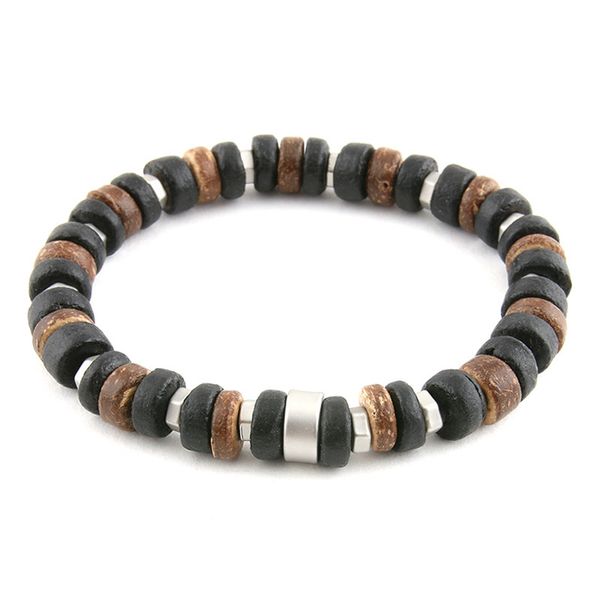 

retro bracelete natural stone braceletes wood beaded bracelet bohemia bangle jewelry, Golden;silver