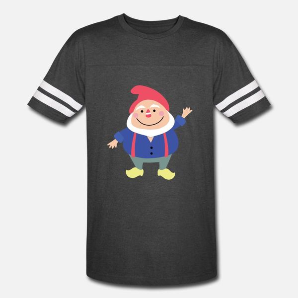 

gnome t shirt men knitted short sleeve round neck graphic casual summer style natural shirt