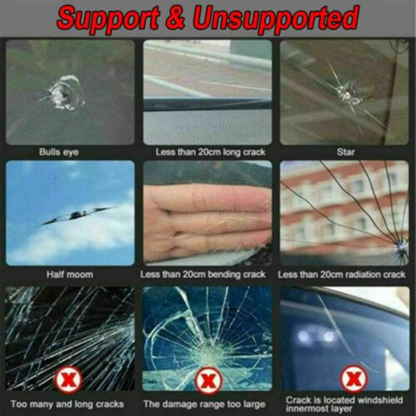 

tools windshield repair random color bracket 10ml car window windscreen cleaning