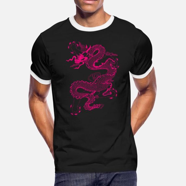 

chinese longfeng dragon design t shirt men character short sleeve round neck standard interesting humor summer standard shirt