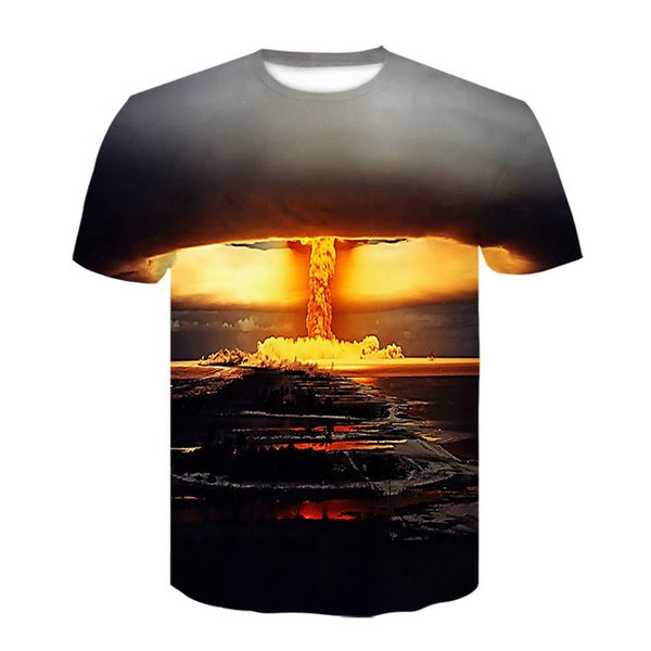 

vogue marilyn monroe cool summer black 3d print shirts kawaii horror oversized men clothing