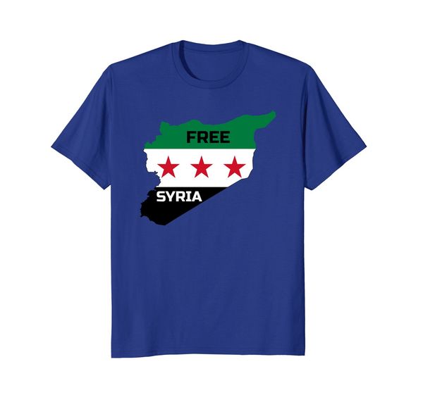 

2019 new short sleeve casual syria t-shirt help syrian people summer casual man t shirt good quality
