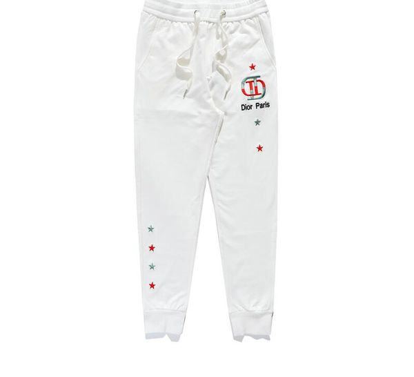

2020men's and women designer pants european-american sweatpants men women pants casual joggers tide pants wholesale, Black;white