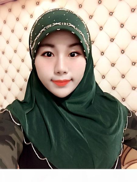 

мусульманский женщины hijabs ninja underscarf хиджаб cap исламская бандана головных уборов полное покрытие хлопок внутренняя wear обычная un