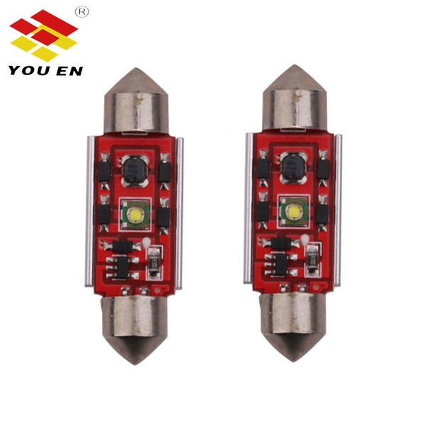 

youen car festoon c5w cree chip bulb 31mm/36mm/39mm/41mm 5w 12v car led lighting lamp interior dome reading license plate lights