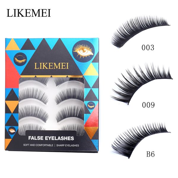 

5 pairs mink eyelashes natural 3d mink lashes false lashes false eyelashes full strip cilios faux cils