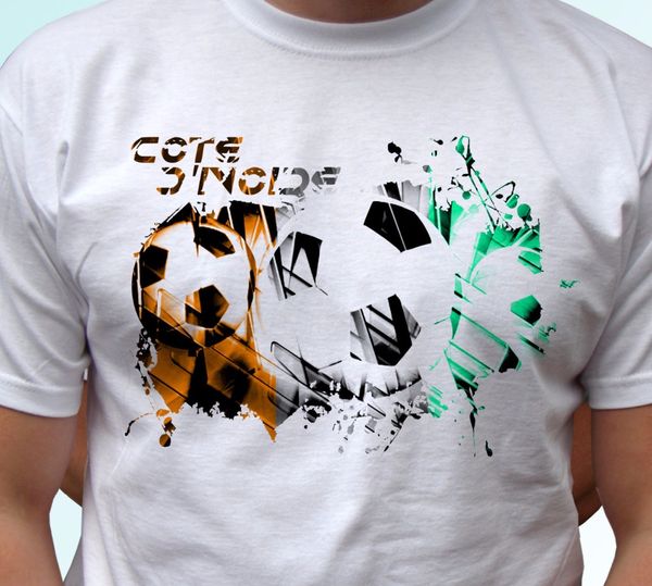 

2019 classical short sleeve t-shirt men tees pure cotton round collar men footballer flag 3d printed t shirt