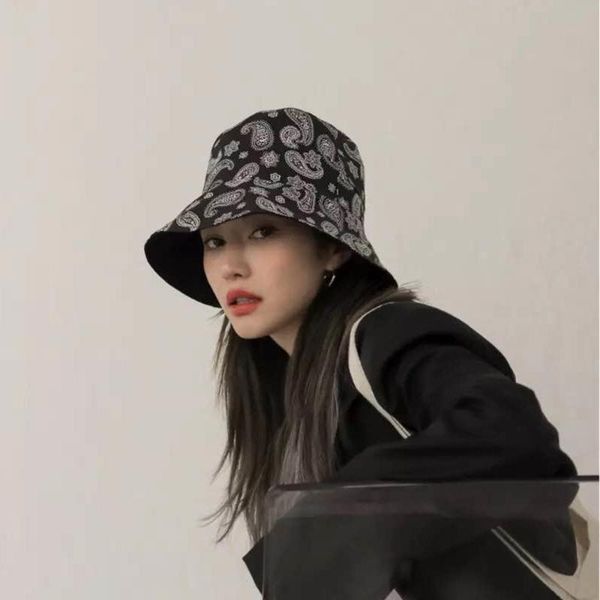 

hat female double-sided fisherman hat hip-hop tide men and women all-match outdoor basin, Blue;gray