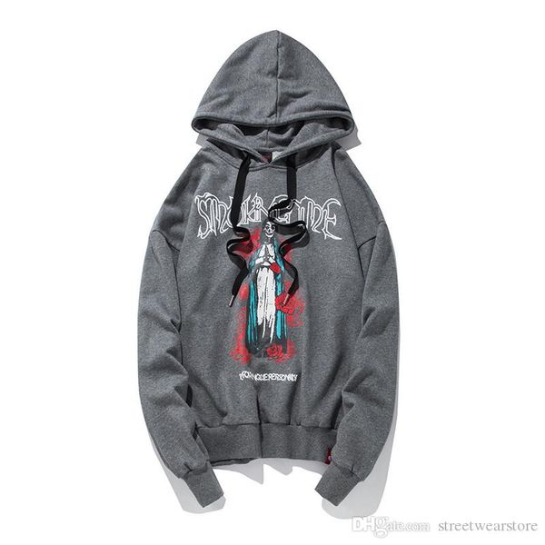 

2017 autumn mens hip hop letter printed hoodies sweatsuit tracksuit men hoodies men winter male streetwear hoodie, Black