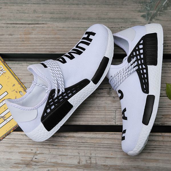 

korean version lovers casual running shoes various color easy to wear breathable mesh shoes light texture soft sole sneakers, Black