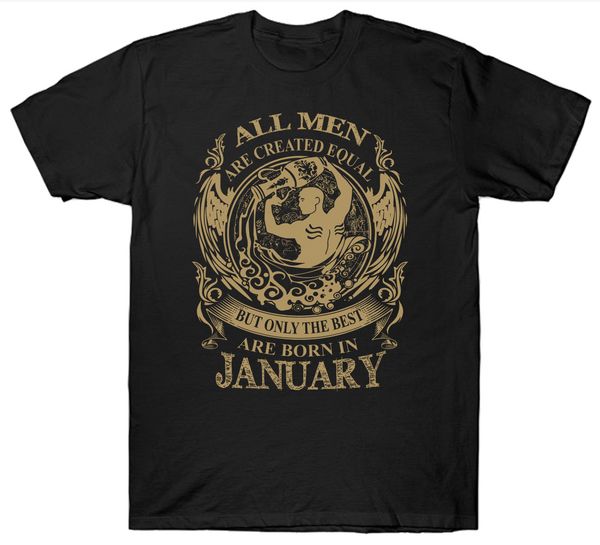 

2019 new casual cool tee shirt birthday t shirt january aquarius present star sign zodiac t-shirt
