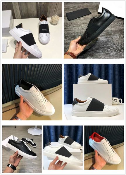 

paris men women personality trainer comfort casual dress shoe sneaker mens leisure leather shoes womens trainers lowtop, Black