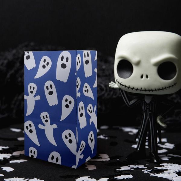 

36pcs paper gift bag ghost printing halloween packing bag sugar candy cookie