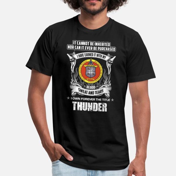 

thunder cannot be inherited nor be purchased t shirt men create short sleeve size s-3xl clothes famous comical summer style formal shirt