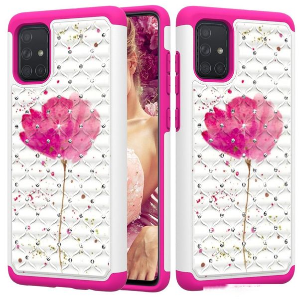 

10 pcs/lot armor case for samsung galaxy a51 case hybrid slim silicone hard back cover for samsung galaxy a71 phone cover