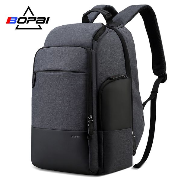 

bopai 17 inch lapbackpack large men travel backpack 40 litres weekend travelling big male waterproof back pack