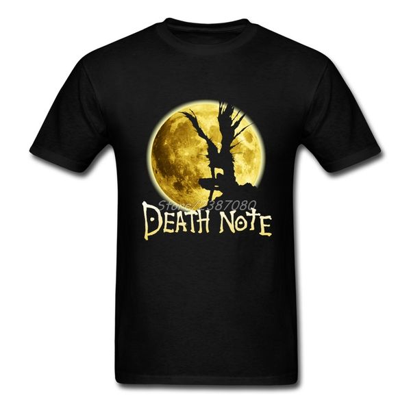

new style anime death note t shirt kpop brand clothing cotton crewneck plus size short sleeve custom men shirts