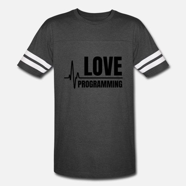 

programming love t shirt men design cotton s-xxxl outfit anti-wrinkle new fashion summer letters shirt