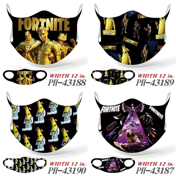 

быстрая доставка bling bling черного rhinestone мода лицо печать маска защитного пыл моющихся многоразовая маска для лица конструктора парти, Black