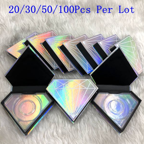 

false eyelashes mikiwi wholesale packaging box custom logo fake 3d mink lashes boxes faux cils strip diamond magnetic case empty