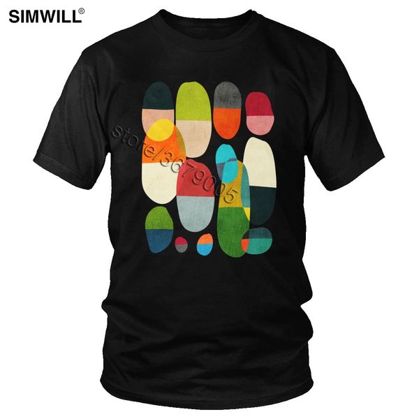 

unique abstract science of sleep t-shirts men printed cotton t shirt round neck short sleeves color graphic abstraction tee gift
