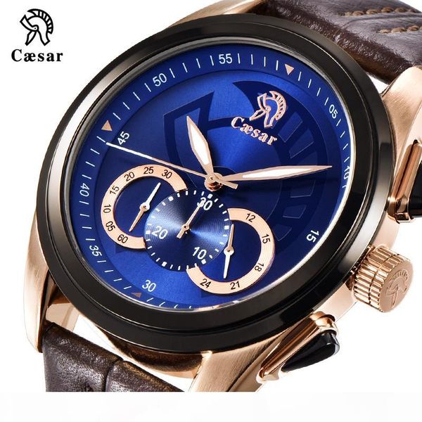 

luxury mens watches black gold quartz chronograph watch chronograph wristwatch original, Slivery;brown