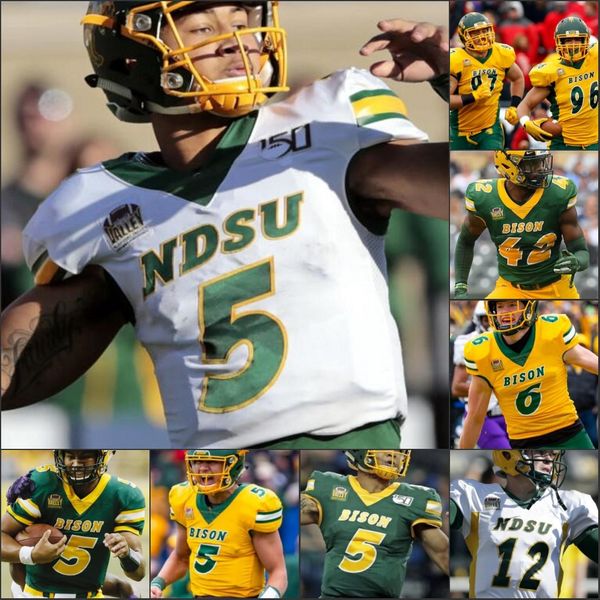 

NDSU North Dakota State Bison College Football stitched Jersey Greg Menard Billy Turner Aaron Steidl Ramon Humber Aaron Mercade Kyle Emanuel