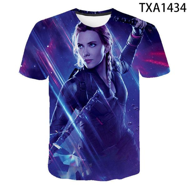 

new boy girl black widow summer cool 3d print shirts comics kawaii aesthetic men clothing