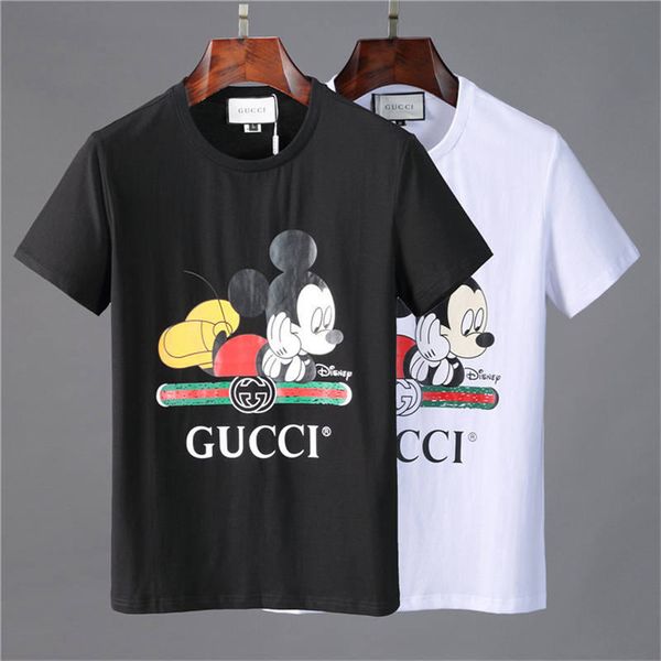 

new mens stylist t shirt men women flowers print black blue t shirt hip hop tees size m-3xl, White;black