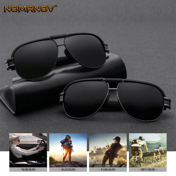 

sunglasses men polarized retro polarized sunglasses male polarizer plating sun visor eyebrow oversized driving fishing glasses, White;black