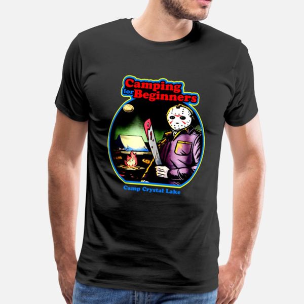 

пятница 13-е джейсон voorhees camp t shirt men проектирование 100% хлопок s-3xl мужской известные юмор летние письма shirt