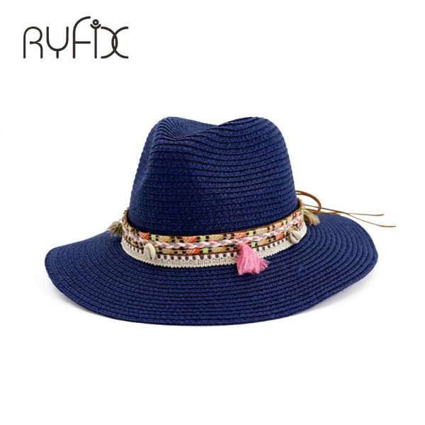 

spring summer new elegant jazz hat outdoor travel hat fringe british wind ha132, Blue;gray