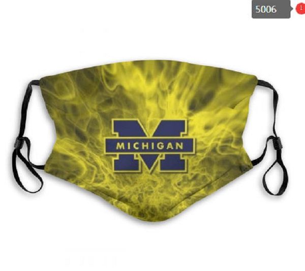 

wholesale teams college student designer face mask 5 layer activated carbon filter waterproof breathable mask m-shaped nose clip mask c57