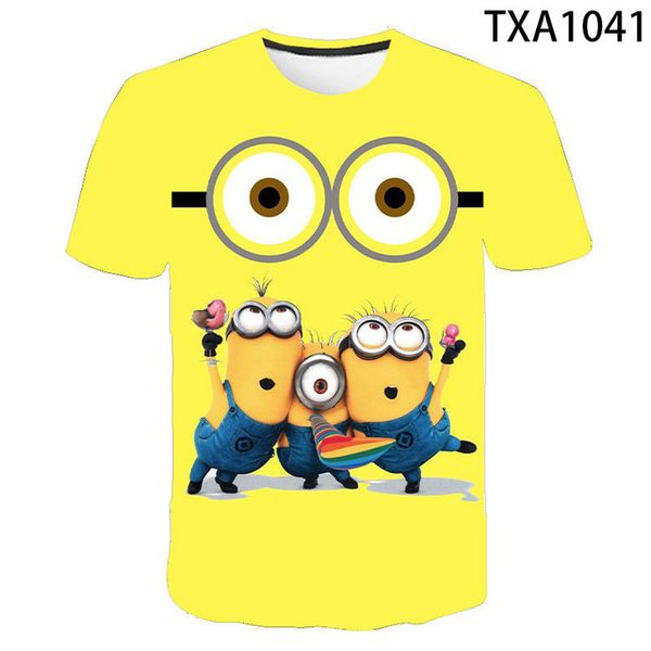 

cartoon animation despicable me 3d boy girl printed 3d print shirts hippie kawaii graphic men clothing