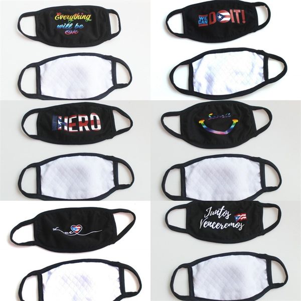 

hearts every will be ok dust face masks black mascarilla cotton fashion reusable breathable mascherine adults kid washable cycling 2 4jt c2