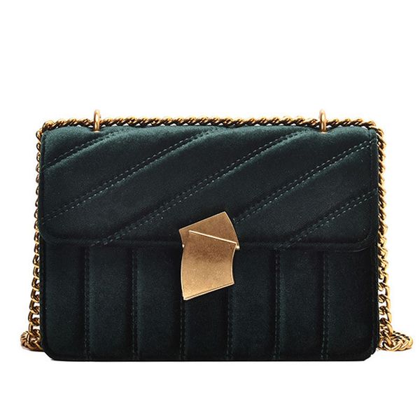 

bags for women 2019 velvet surface handbag luxury designer brand chain evening clutch mini female shoulder handbag womens bag