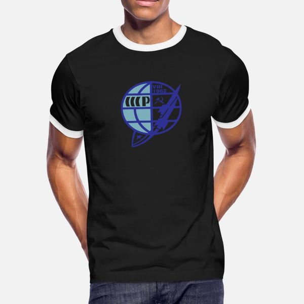 

sputnik ussr soviet union space gift t shirt men fitness tee shirt o-neck natural fitness basic spring letter shirt