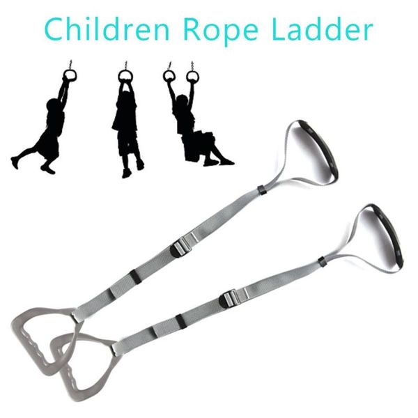 

indoor pull-up lifting ring non-slip adjustable child fitness lifting ring climbing rope ladder for kids folding rope ladder