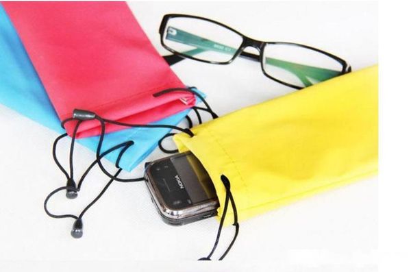 

3000pcs/lot waterproof leather plastic sunglasses pouch soft eyeglasses bag sun glasses case cases , ship