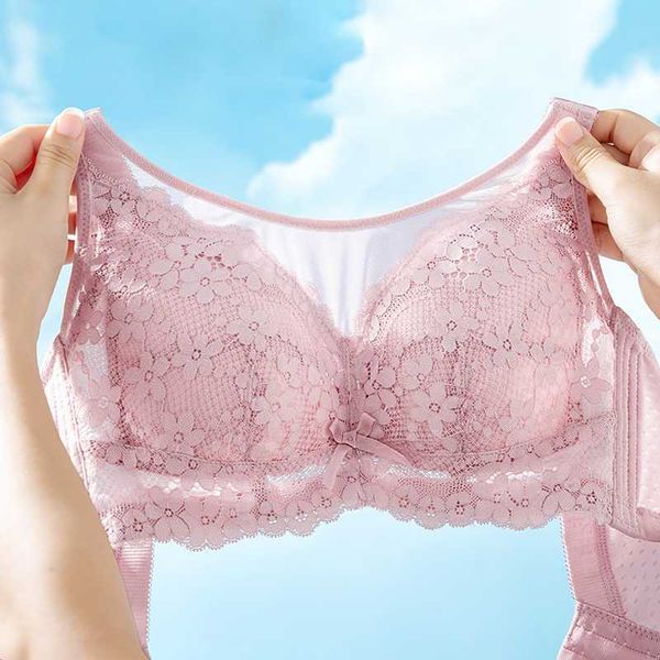 

bras women's full coverage lace wireless non padded cotton bra, Red;black