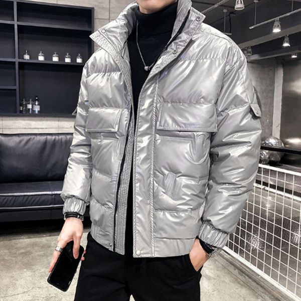 

Hot selling European American new 2020 winter designers luxury mens down jackets trend mens hooded windproof jacket Fashion slim Down coats