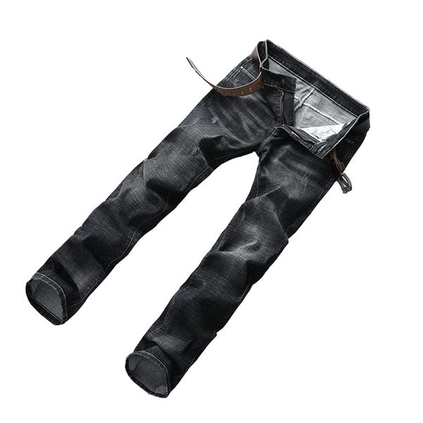 

2020 new men's fashion jeans business casual stretch slim jeans classic trousers denim pants male 2073, Blue