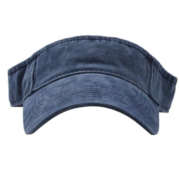 

women men adjustable cotton blend solid summer cycling casual running visor cap hiking sports camping sunscreen hat outdoor, Blue;gray
