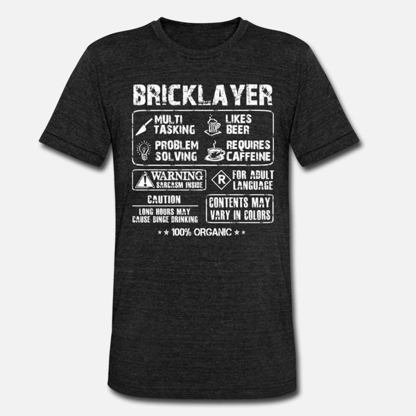 

bricklayer bricklayer multi tasking awesome tee t shirt men knitted 100% cotton s-xxxl letter interesting basic spring trend shirt
