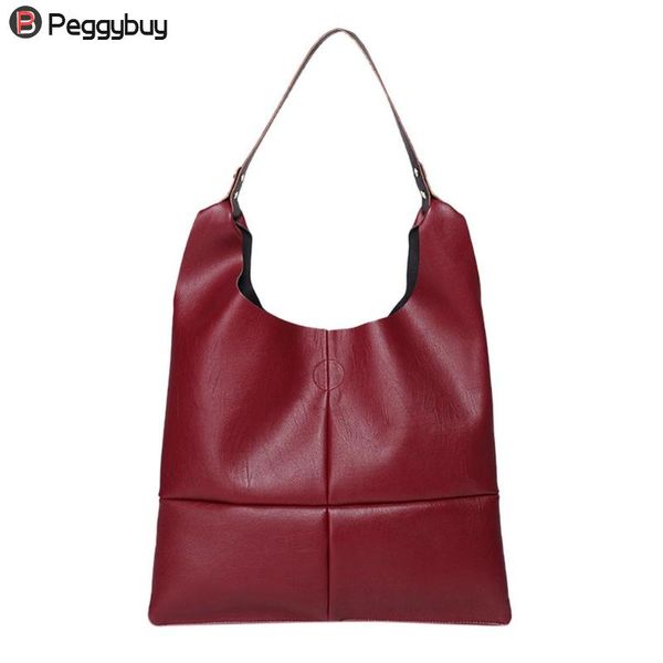 

solid color totes bag simple women leather handle bags women leather handbags