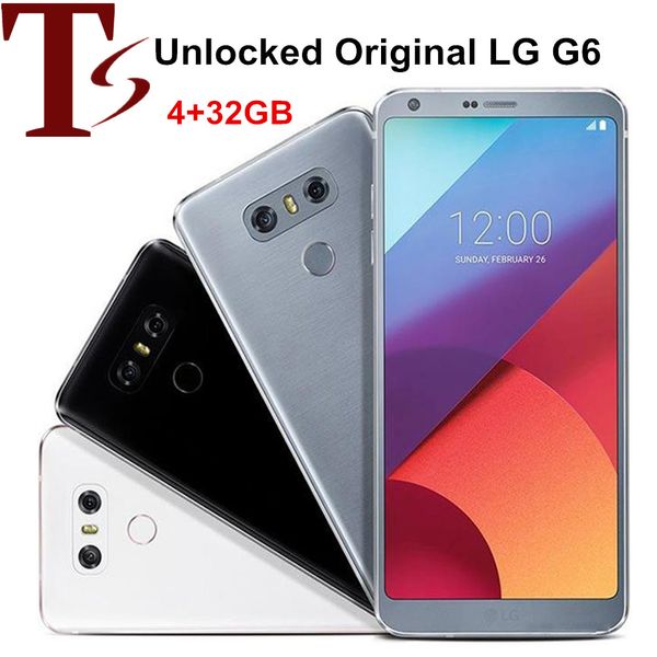 Kilidi açılmış LG G6 Telefonlar H870 H871 H872 H873 Dört Çekirdek 5.7 inç 4GB RAM 64GB ROM Çift SIM 13.0MP LTE 4G Mobil Telefon 10 PCS